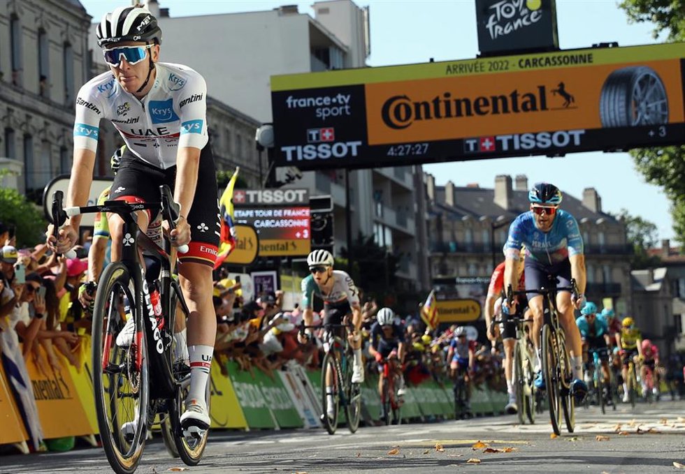  El ciclista esloveno Tadej Pogacar (UAE Team Emirates)