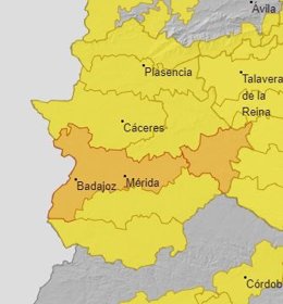 Avisos en Extremadura para el 30 de julio