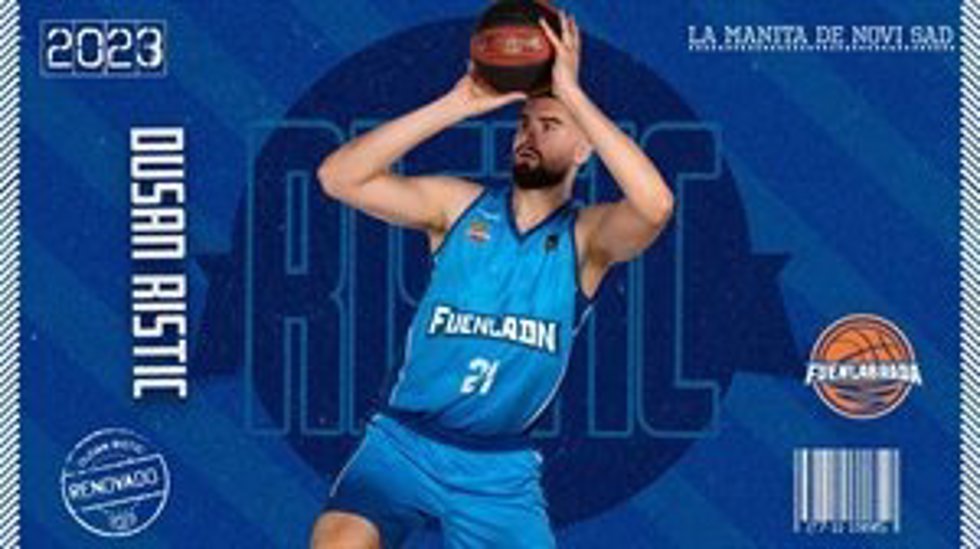 El pívot serbio Dusan Ristic continuará en el Baloncesto Fuenlabrada la próxima temporada.