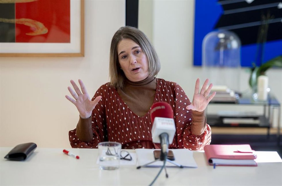Archivo - La consejera de Cultura, Turismo y Deporte de la Comunidad de Madrid, Marta Rivera de la Cruz, responde en una entrevista a Europa Press, en la Consejería de Cultura.