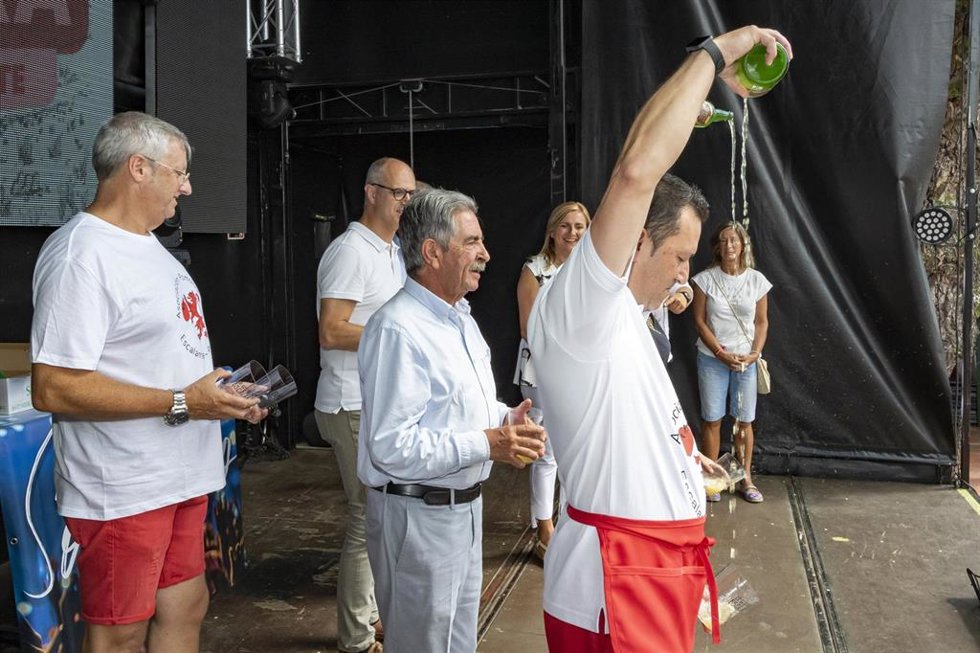 El Presidente De Cantabria, Miguel Ángel Revilla, Asiste A La Celebración Del XXI Día De La Sidra De Escalante