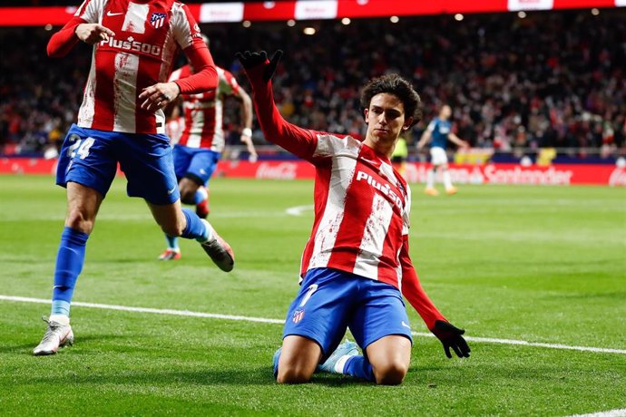 Archivo - El jugador del Atlético de Madrid Joao Félix 