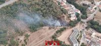Controlado un incendio en la Font de la Pólvora de Girona