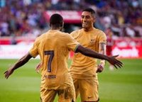 Dembélé y Memphis ponen los dientes largos a Lewandowski en Nueva York
