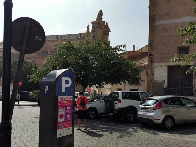 Una máquina de la ORA en Lorca