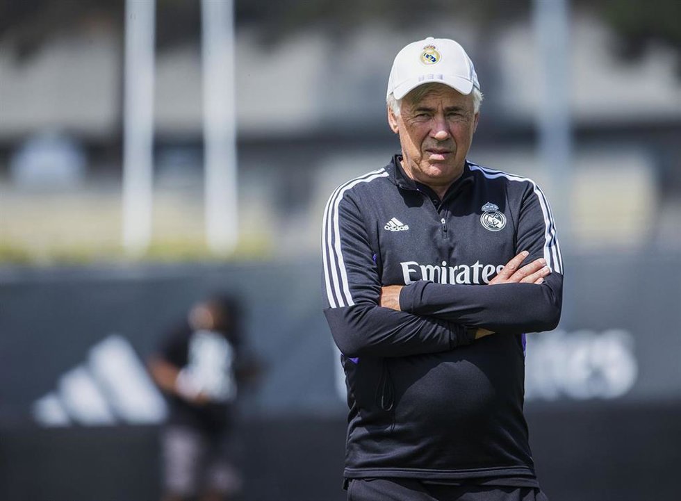 El entrenador del Real Madrid, Carlo Ancelotti.