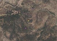 Los Bomberos sofocan incendio forestal en el barranco del Feo, en el término municipal de Cartagena