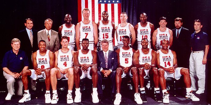 Archivo - Dream Team de Estados Unidos en Barcelona'92