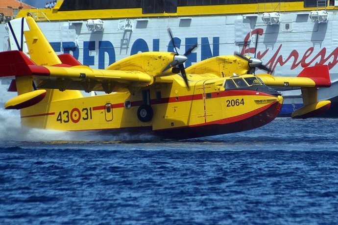 Archivo - HIDROAVIÓN EN LA GOMERA