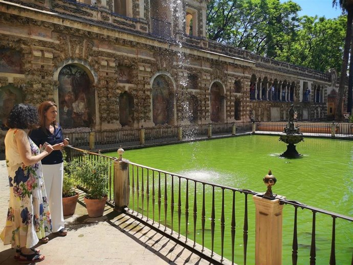 El Real Alcázar licita la restauración del Estanque de Mercurio por casi 300.000 euros