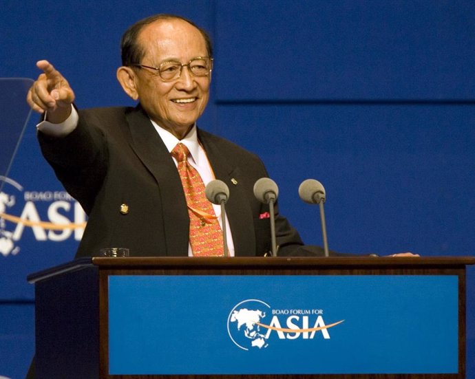 El expresidente filipino Fidel Ramos