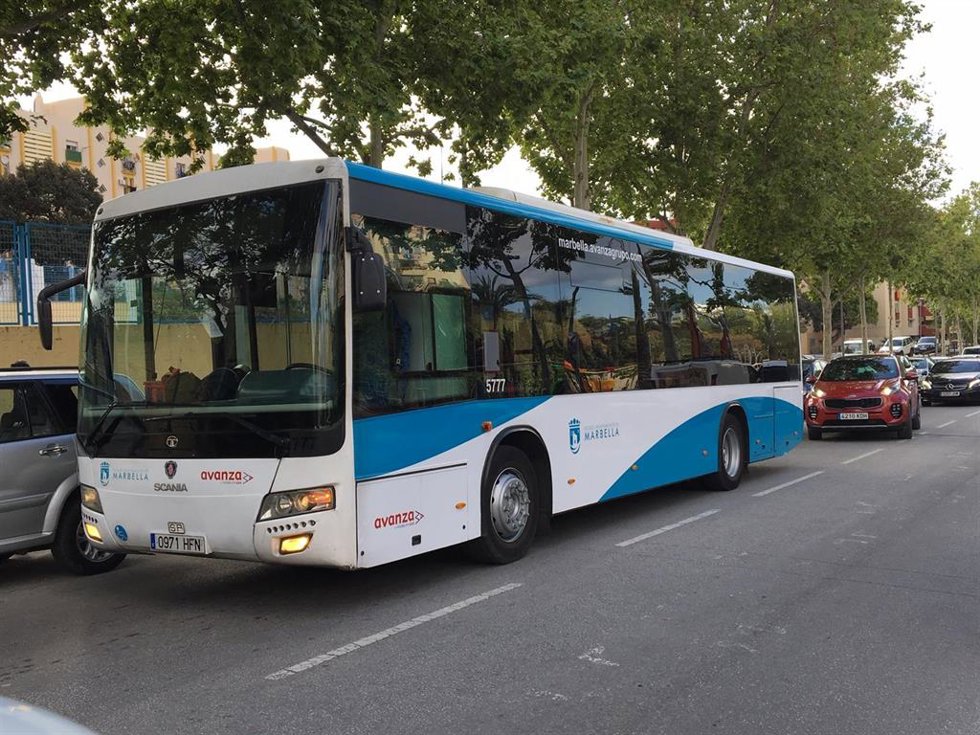 Archivo - Autobús de Marbella