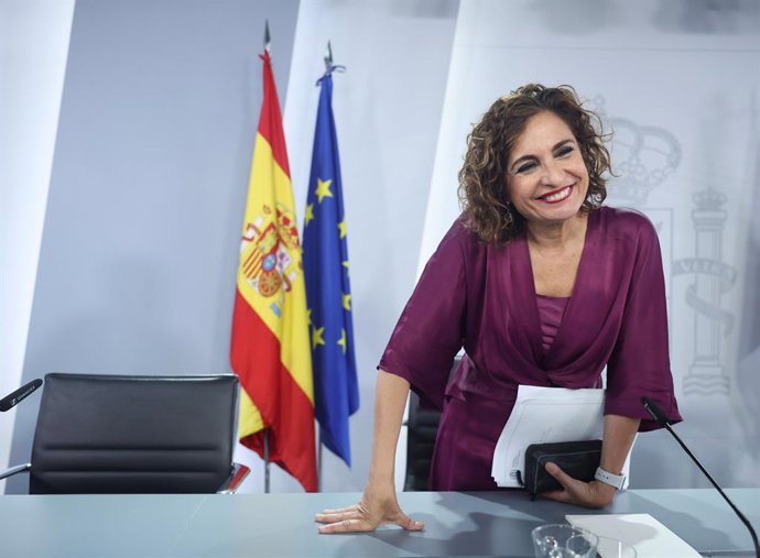 La ministra d'Hisenda i Funció Pública, María Jesús Montero