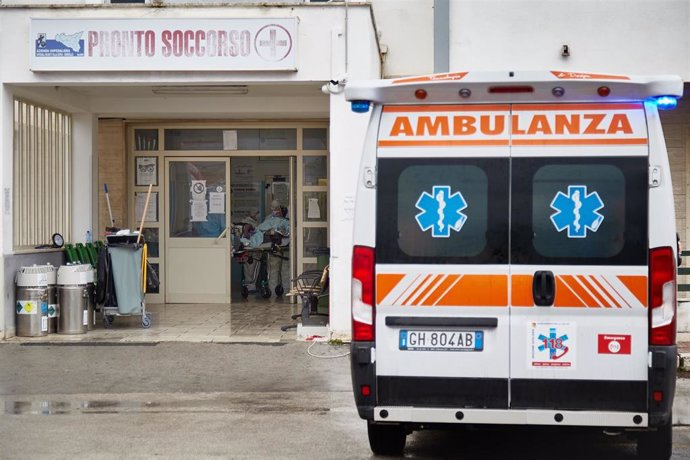 Una ambulancia en Italia