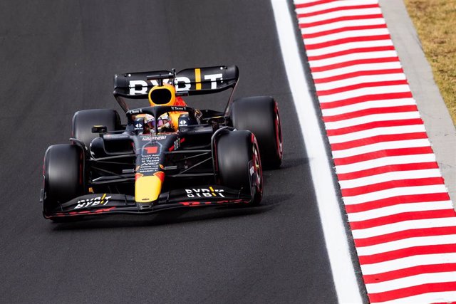 El piloto neerlandés Max Verstappen (Red Bull), en el Gran Premio de Hungría 2022.