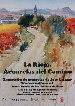 La sala de exposiciones del Bretón de Haro acoge una exposición del pintor Uríszar