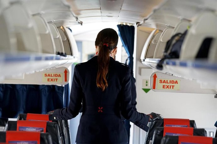 Avión de Air Nostrum en las conexiones de Melilla