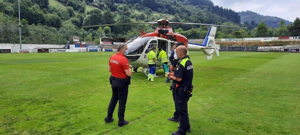 Archivo - Helicóptero de la Ertzaintza