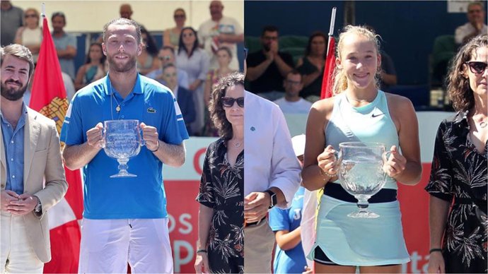 Hugo Grenier y Mirra Andreeva, campeones del Open Castilla y León Villa de El Espinar
