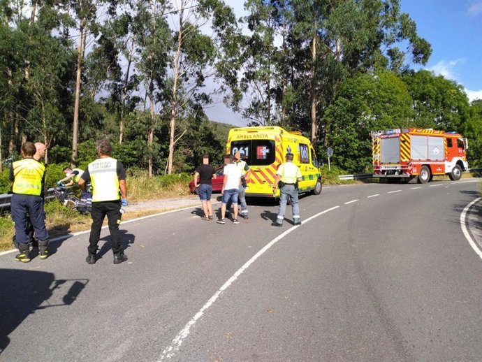 Servicios de emergencias con la moto