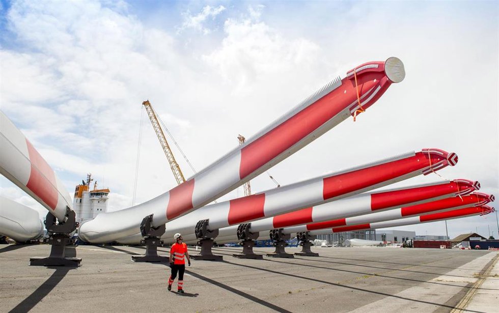 Archivo - Aerogenerador de Siemens Gamesa