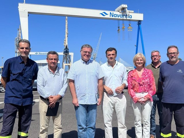 PP Cádiz junto al Comité de empresarios de Navantia