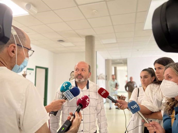 El director general de Política Agraria Comunitaria, Javier Gonzalo, atiende a los medios este lunes