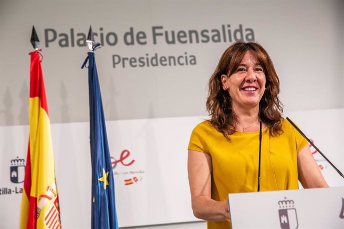 La portavoz del Gobierno regional, Blancha Fernández.