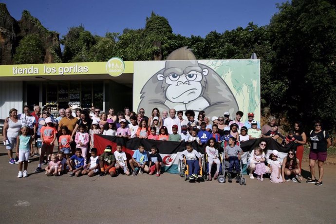 Niños saharauis visitan Cabárceno