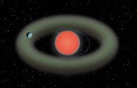 Super-Tierra rozando la zona habitable de una enana roja cercana
