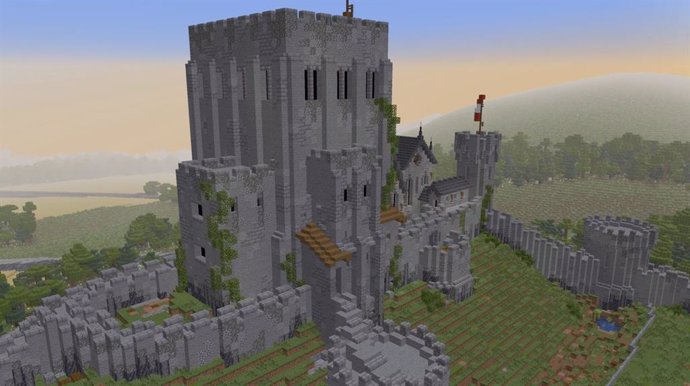 Microsoft se asocia con National Trust para recrear el Castillo de Corfe en Minecraft