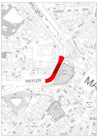 Cort anuncia desvíos en diversas líneas de la EMT y el corte de un carril por el asfaltado de la calle Riera