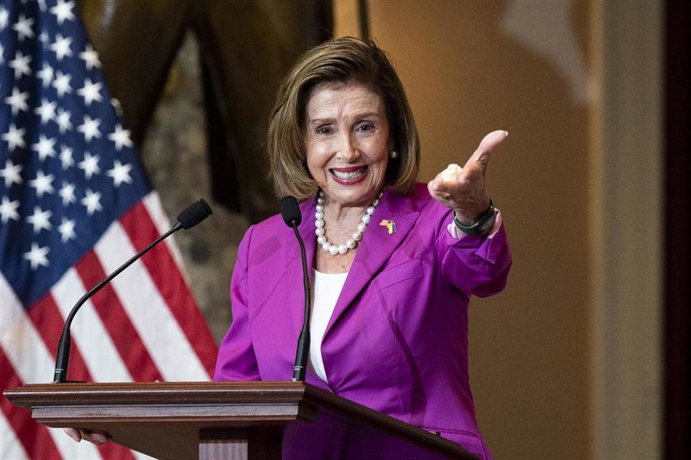 La presidenta de la Cámara de Representantes de Estados Unidos, Nancy Pelosi.