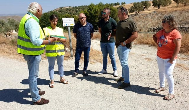 Visita al camino de Baeza, en Ibros