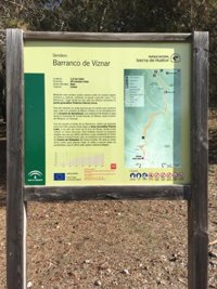 Piden cambiar un cartel de un sendero de Víznar (Granada) que dice que Lorca "vivió sus últimos momentos" allí