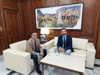 Fernández-Pacheco destaca apuesta por el patrimonio medioambiental en primera visita institucional a Diputación