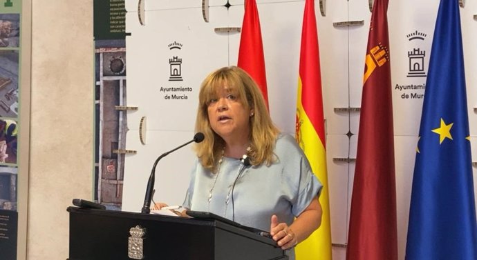 La edil del Grupo Municipal VOX del Ayuntamiento de Murcia, Inmaculada Ortega