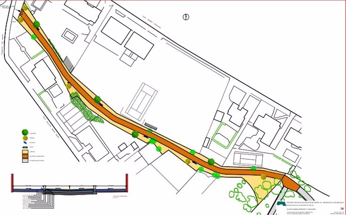 Proyecto de actuación para el nuevo acceso norte a la Asomadilla desde la Glorieta del Molino de Sansueña.