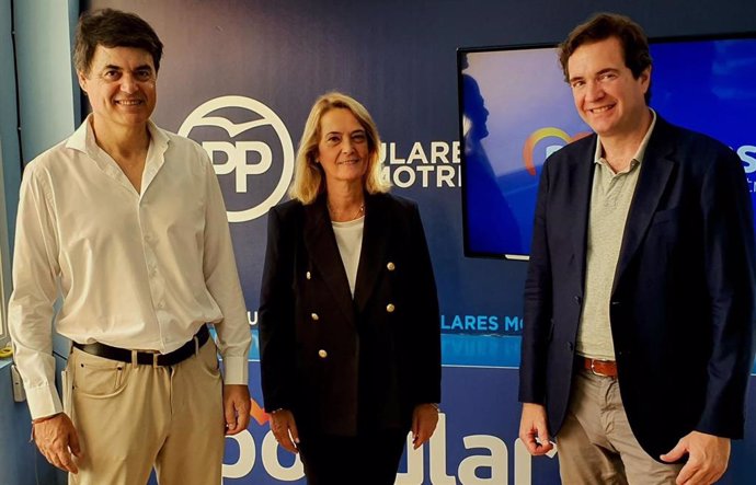 Rojas, García Chamorro e Hispán, del PP