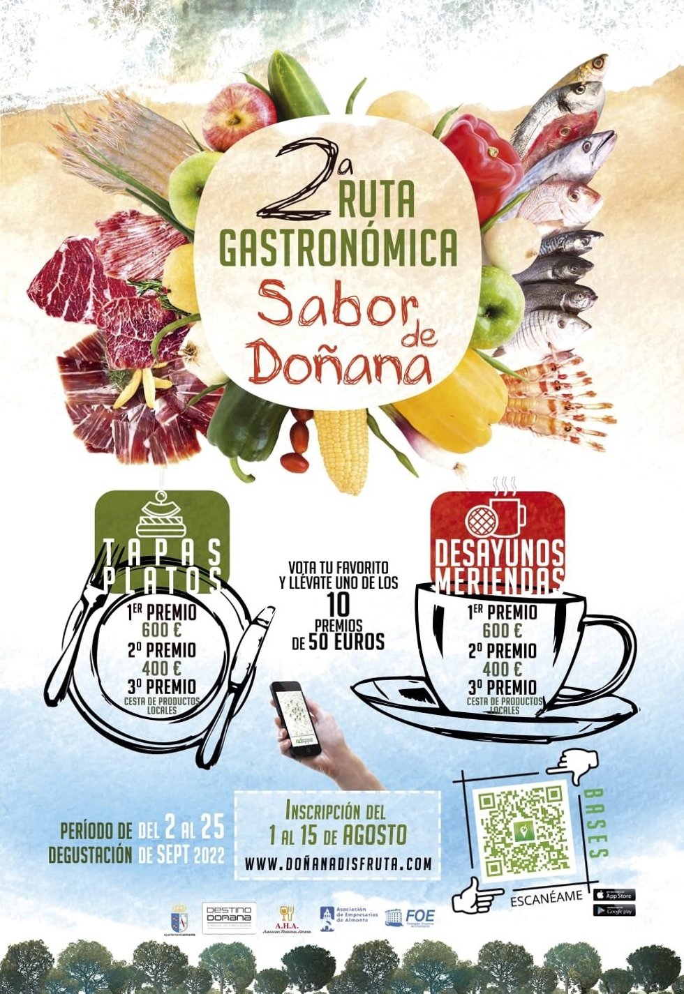 Cartel de la II Ruta Gastronómica 'Sabor de Doñana'.