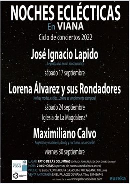 Cartel de las 'Noches eclécticas'.