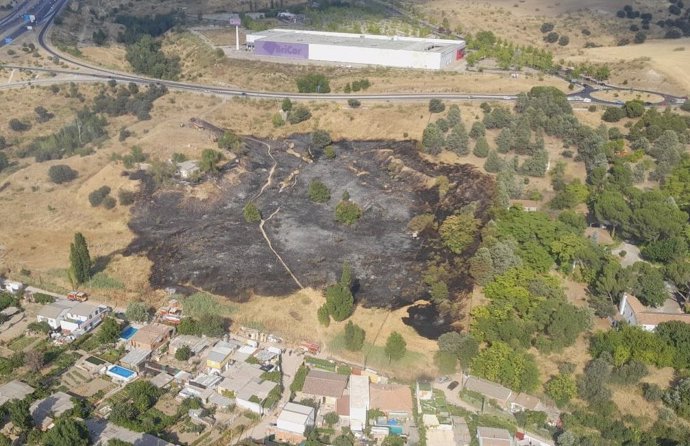 Incendio en Arroyomolinos