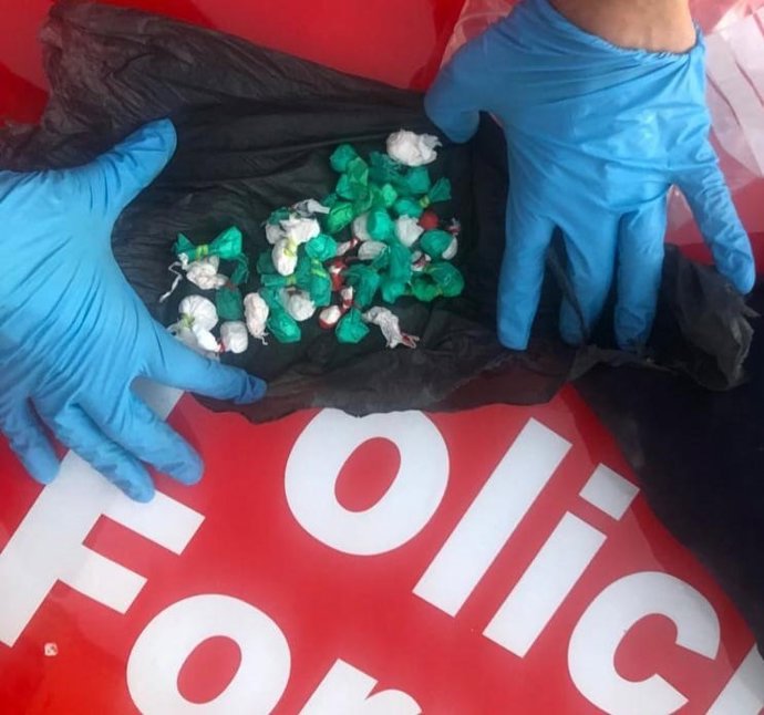 Imagen de las sustancias incautadas