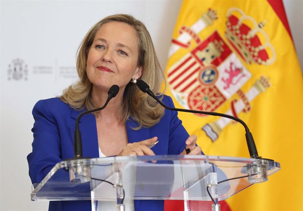 La vicepresidenta primera y ministra de Asuntos Económicos y Transformación Digital, Nadia Calviño