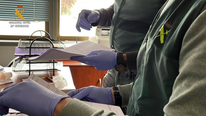 Imagen de la operación policial