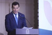 Moreno subraya tras la bajada del desempleo la apuesta por hacer de Andalucía "el mejor marco" para el empleo