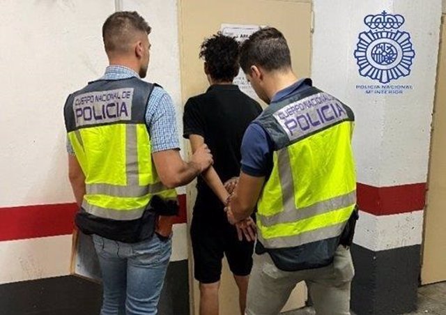 Imagen de uno de los detenidos