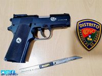 Detenido un joven sorprendido con una pistola de balines en el entorno de la estación de bus de Granada