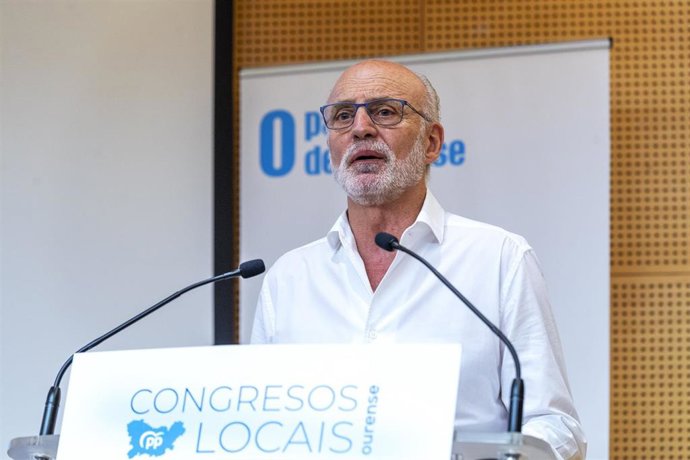 El presidente del PP de Ourense, el exalcalde Manuel Cabezas.