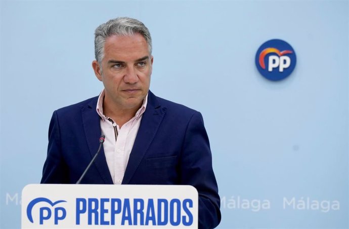 Elías Bendodo, coordinador general del PP de Málaga